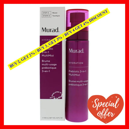 Prebiotic 3-In-1 Multi-Mist By Murad For Unisex - 3.4 Oz Mist