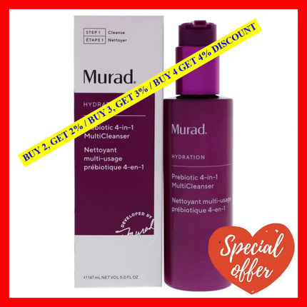 Prebiotic 4-In-1 Multi Cleanser By Murad For Unisex - 5 Oz