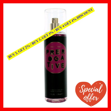 Prerogative By Britney Spears 8 Oz Body Mist For Women