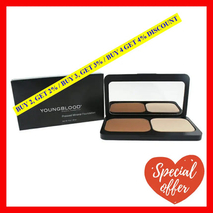 Pressed Mineral Foundation - Coffee By Youngblood For Women 0.28 Oz