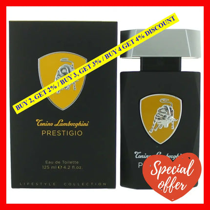 Prestigio By Tonino Lamborghini 4.2 Oz Eau De Toilette Spray For Men