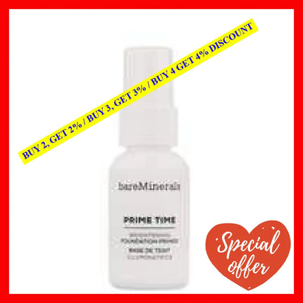 Prime Time Brightening Foundation Primer By Bareminerals For Women - 1 Oz