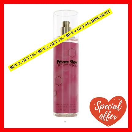 Private Show By Britney Spears 8 Oz Body Mist For Women