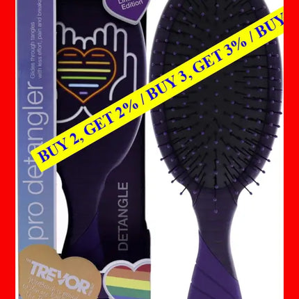 Pro Detangler Love Is Brush - Hands Heart By Wet For Unisex 1 Pc Hair