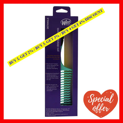 Pro Detangling Comb - Purist Blue By Wet Brush For Unisex 1 Pc