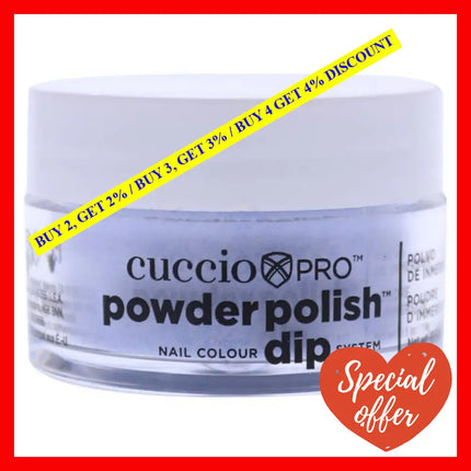 Pro Powder Polish Nail Colour Dip System - Baby Blue Glitter By Cuccio For Women 0.5 Oz