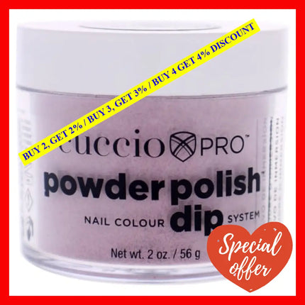 Pro Powder Polish Nail Colour Dip System - Barbie Pink Glitter By Cuccio For Women 1.6 Oz