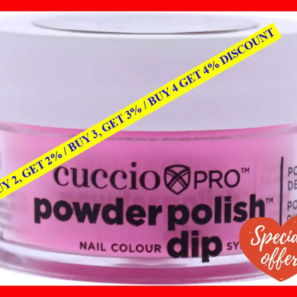 Pro Powder Polish Nail Colour Dip System - Bright Neon Pink By Cuccio For Women 0.5 Oz