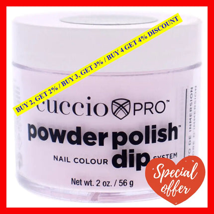 Pro Powder Polish Nail Colour Dip System -Bubble Bath Pink By Cuccio For Women - 1.6 Oz