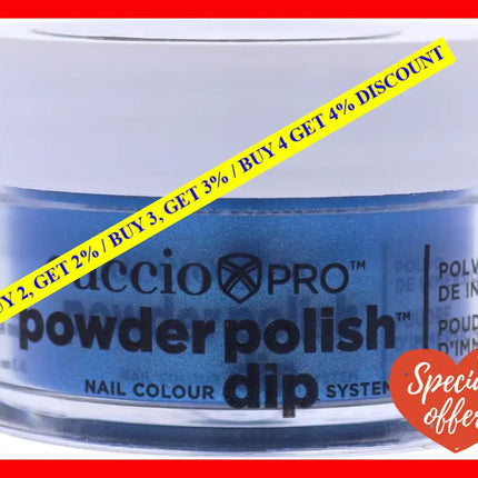 Pro Powder Polish Nail Colour Dip System - Deep Blue With Mica By Cuccio For Women 0.5 Oz