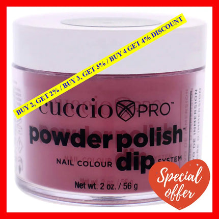 Pro Powder Polish Nail Colour Dip System - Deep Rose By Cuccio For Women 1.6 Oz