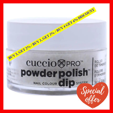 Pro Powder Polish Nail Colour Dip System - Gold Glitter By Cuccio For Women 0.5 Oz