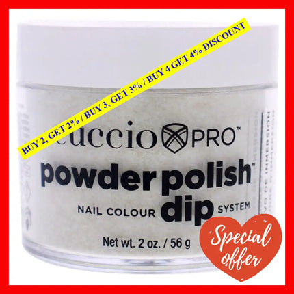 Pro Powder Polish Nail Colour Dip System - Gold Glitter By Cuccio For Women 1.6 Oz