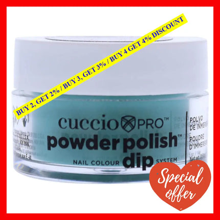 Pro Powder Polish Nail Colour Dip System - Jade Green By Cuccio For Women 0.5 Oz