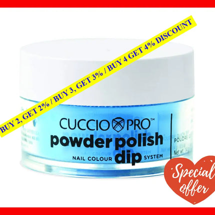 Pro Powder Polish Nail Colour Dip System - Neon Blue By Cuccio For Women 0.5 Oz