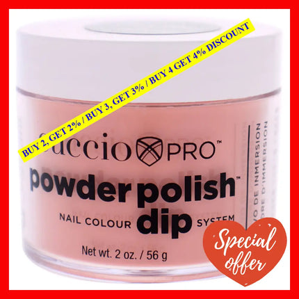 Pro Powder Polish Nail Colour Dip System - Peach By Cuccio For Women 1.6 Oz