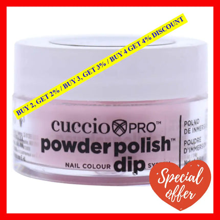 Pro Powder Polish Nail Colour Dip System - Rose Petal Pink By Cuccio For Women 0.5 Oz