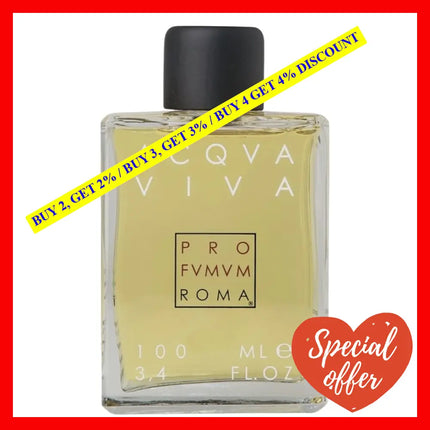 Profumum Roma Acqua Viva Unisex Eau De Parfum 3.4Oz - 100Ml