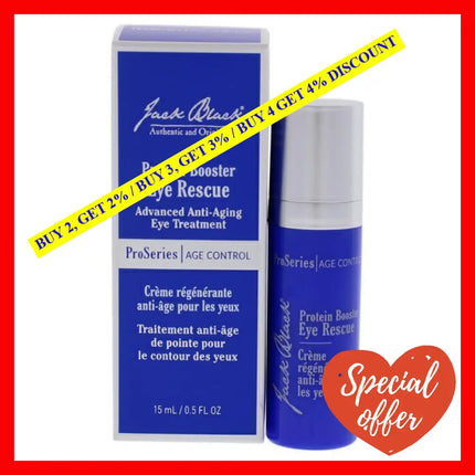 Protein Booster Eye Rescue By Jack Black For Men - 0.5 Oz Treatment