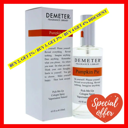 Pumpkin Pie By Demeter For Unisex - 4 Oz Cologne Spray