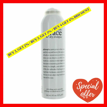 Pure Grace By Philosophy 4.3 Oz Dry Shampoo