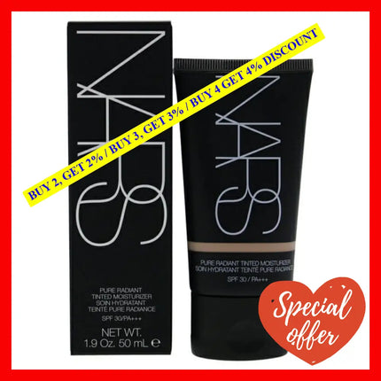 Pure Radiant Tinted Moisturizer Spf 30 - 01 St. Moritz/Medium By Nars For Women 1.9 Oz Makeup