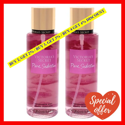 Pure Seduction By Victorias Secret For Women - 8.4 Oz Fragrance Mist Pack Of 2