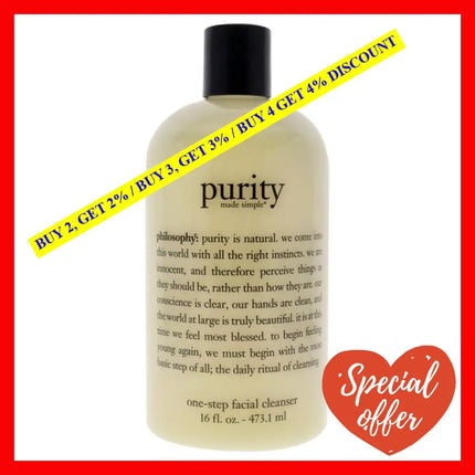 Purity Made Simple One-Step Facial Cleanser By Philosophy For Unisex - 16 Oz