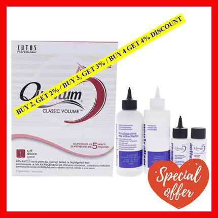 Quantum 5 Classic Volumen Acid Permanent By Zotos For Unisex - 1 Application Treatment