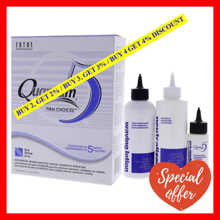 Quantum 5 Firm Choices Alkaline Permanent By Zotos For Unisex - 1 Application Treatment