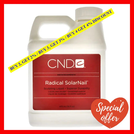 Radical Solarnail Sculpting Liquid By Cnd For Unisex - 16 Oz Nail Care