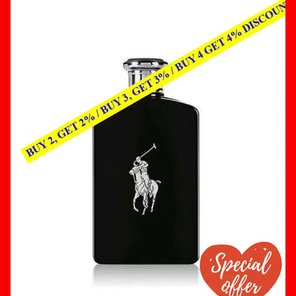 Ralph Lauren Polo Black Edt Spray For Men 200Ml - 3605975050882