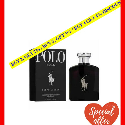 Ralph Lauren Polo Black Edt Spray For Men 200Ml - 3605975050882