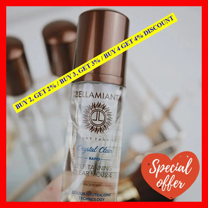 Rapid Self-Tanning Mousse - Crystal Clear By Bellamianta For Women 5.07 Oz Bronzer