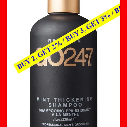 Real Men Mint Shampoo By Go247 For - 8 Oz