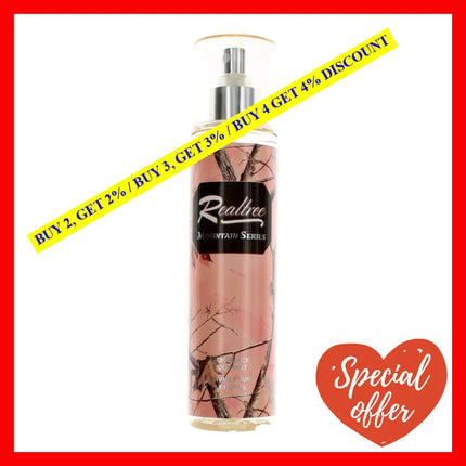 Realtree Mountain Series By 8 Oz Body Mist For Women