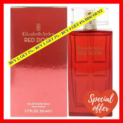 Red Door By Elizabeth Arden For Women - 1.7 Oz Edt Spray