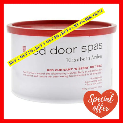 Red Door Spa Currant Soft Wax - Berry By Elizabeth Arden For Women 14 Oz