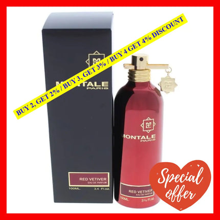 Red Vetiver By Montale For Unisex - 3.4 Oz Edp Spray