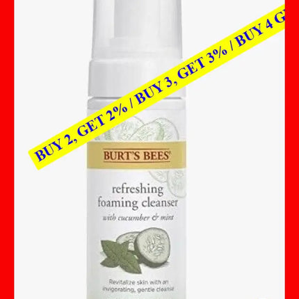 Refreshing Foaming Cleanser - Cucumber-Mint By Burts Bees For Unisex 4.8 Oz