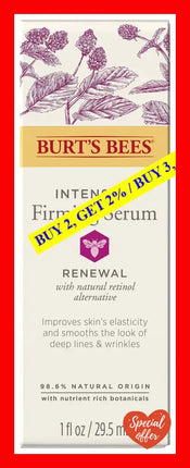 Renewal Intensive Firming Serum By Burts Bees For Women - 1 Oz