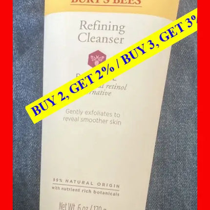 Renewal Refining Cleanser By Burts Bees For Unisex - 6 Oz