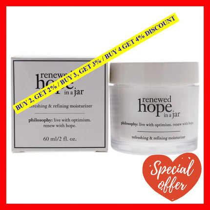 Renewed Hope In A Jar By Philosophy For Unisex - 2 Oz Moisturizer