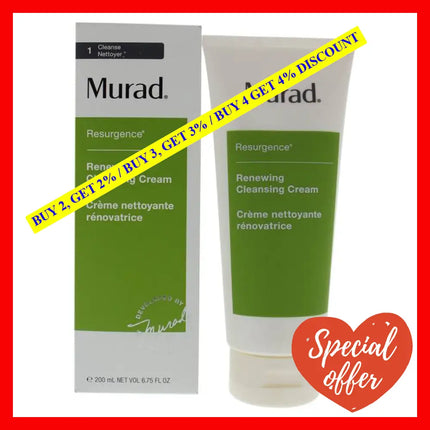 Renewing Cleansing Cream By Murad For Unisex - 6.75 Oz Cleanser