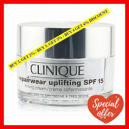 Repairwear Uplifting Spf 15 Firming Cream - Very Dry To Skin By Clinique For Unisex 1.7 Oz