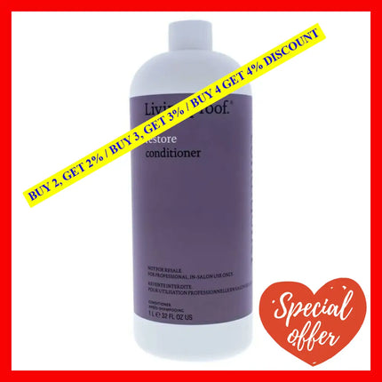 Restore Conditioner By Living Proof For Unisex - 32 Oz