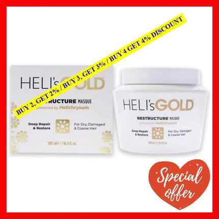 Restructure Masque By Helis Gold For Unisex - 16.9 Oz