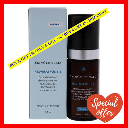 Resveratrol B E Antioxidant Night By Skinceuticals For Unisex - 1 Oz Serum