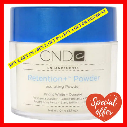 Retention Plus Powder Sculpting - Bright White By Cnd For Women 3.7 Oz Nail