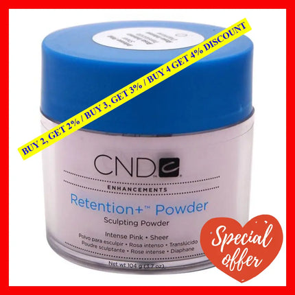 Retention + Powder Sculpting - Intense Pink By Cnd For Women 3.7 Oz Nail Care